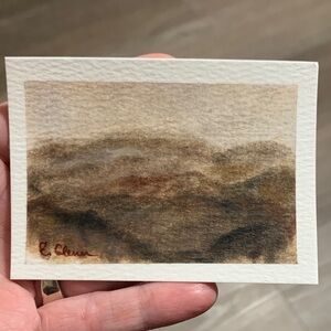 ACEO Original Art Landscape in Soft Pastel